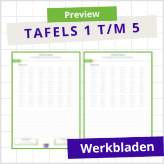 Preview tafel van 1 tot en met 5